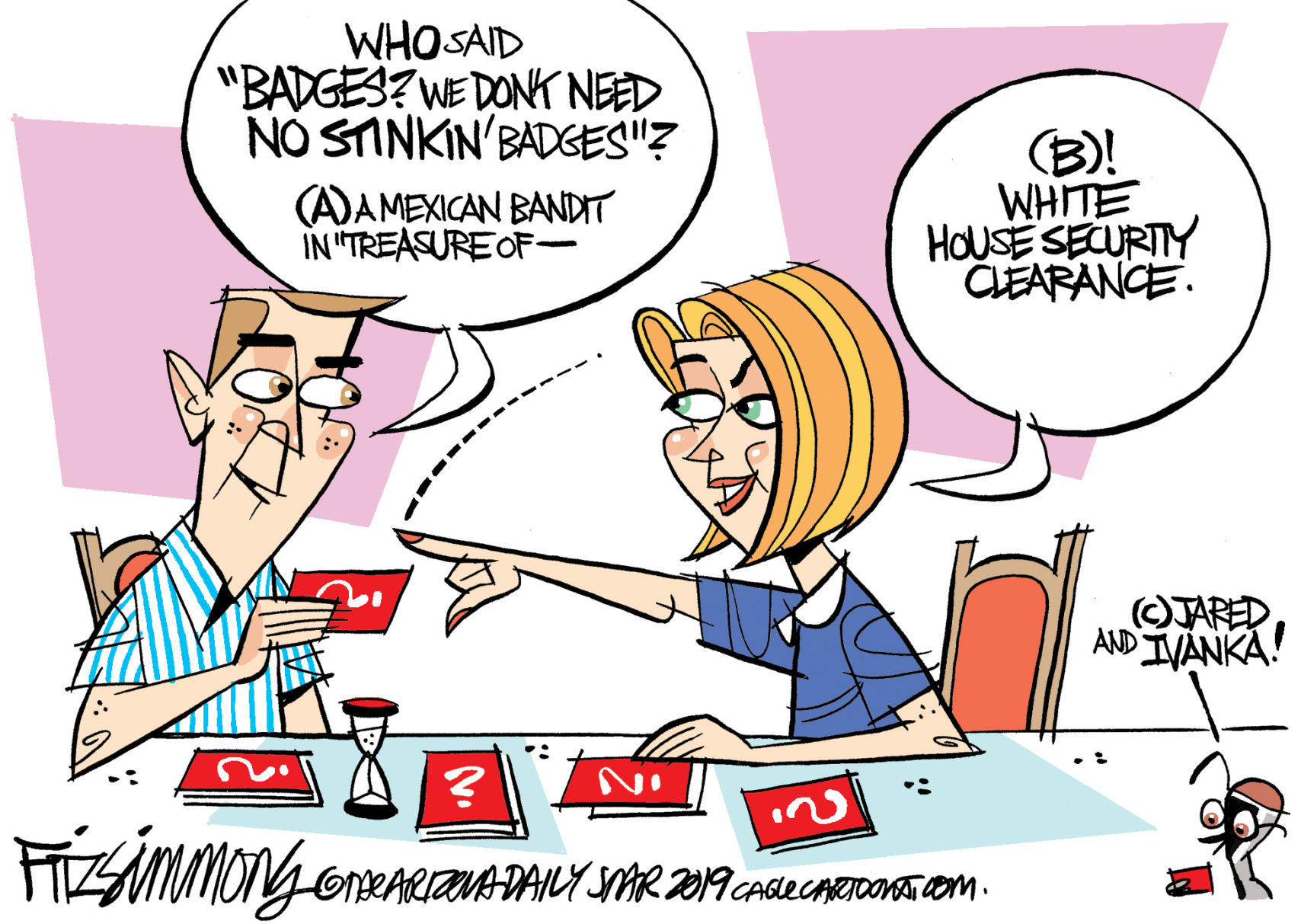 Daily Fitz Cartoon: Clearance sale